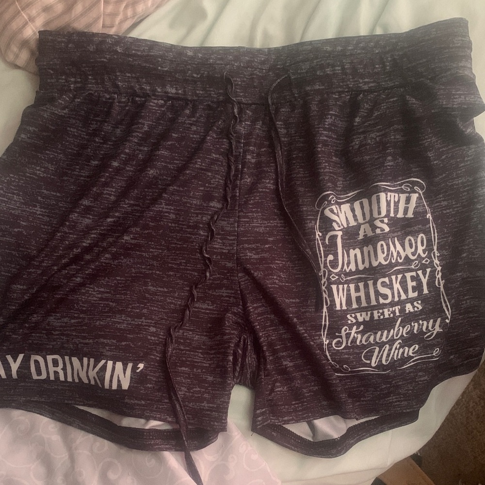 Graphic Print Lounge Shorts